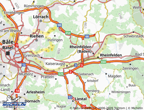 Mapa MICHELIN Herten - ViaMichelin