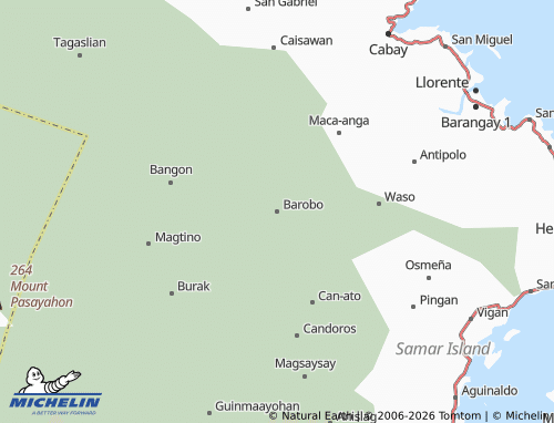 MICHELIN Barobo map - ViaMichelin