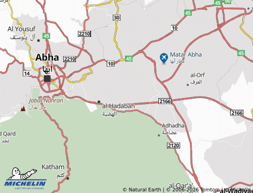MICHELIN-Landkarte al-'Aqeeq - ViaMichelin