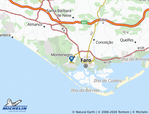 Mapa MICHELIN Montenegro - ViaMichelin