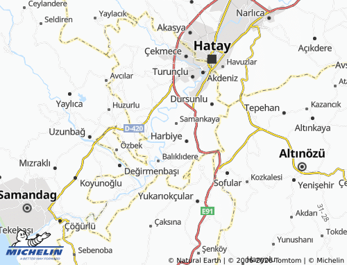 Mappa MICHELIN Yeşilpınar - ViaMichelin