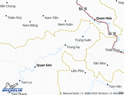 MICHELIN Trung Tiến map - ViaMichelin