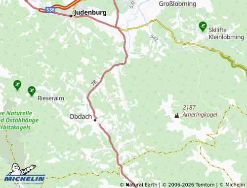 MICHELIN Schwarzenbach am Größing map - ViaMichelin