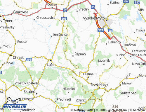 Mappa MICHELIN Řepníky - ViaMichelin