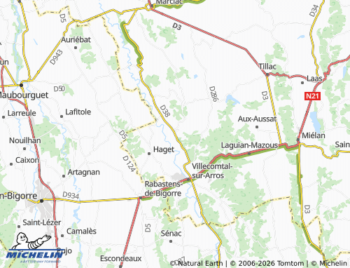 MICHELIN Malabat map - ViaMichelin
