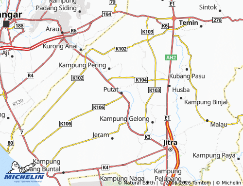 Mappa MICHELIN Putat - ViaMichelin