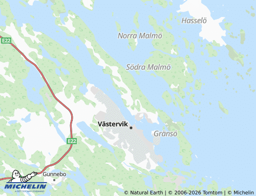 MICHELIN-Landkarte Piperskärr - ViaMichelin