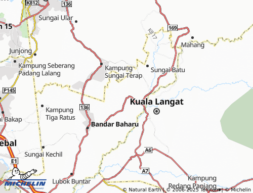 MICHELIN Kuala Selama map - ViaMichelin