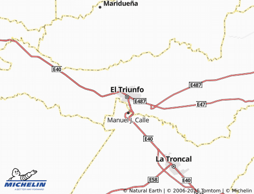 Mappa MICHELIN El Triunfo - ViaMichelin