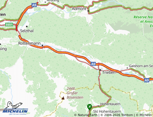 Mapa MICHELIN Edlach - ViaMichelin