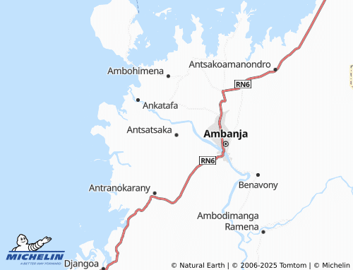 MICHELIN Antsatsaka map - ViaMichelin