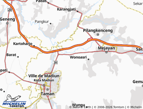 MICHELIN-Landkarte Balerejo - ViaMichelin