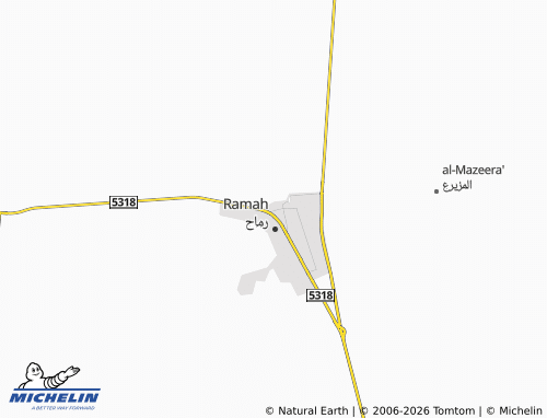 MICHELIN-Landkarte al-Nuzhah - ViaMichelin