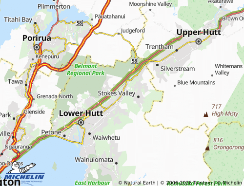 Mapa MICHELIN Taitā - ViaMichelin