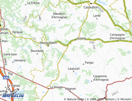 MICHELIN Maupas map - ViaMichelin