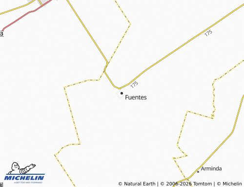 MICHELIN-Landkarte Fuentes - ViaMichelin
