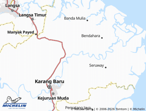 Mapa MICHELIN Alur Manis - ViaMichelin