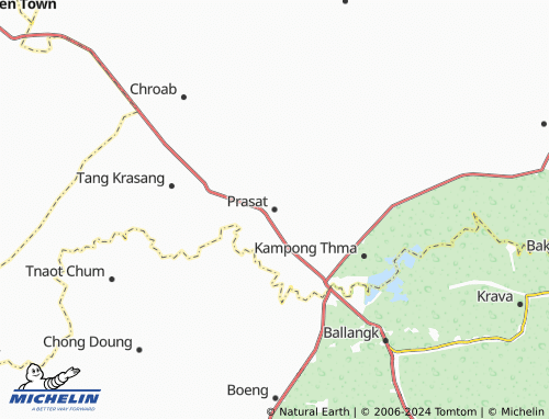 MICHELIN Prasat map ViaMichelin