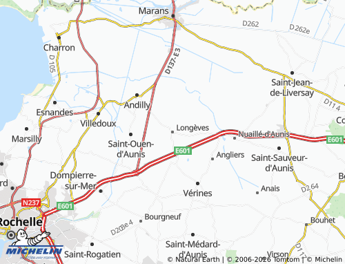 Mapa MICHELIN Longèves - ViaMichelin