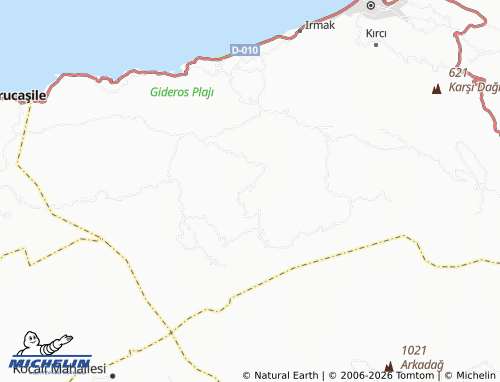 MICHELIN Akça map - ViaMichelin