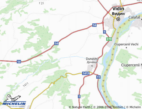 MICHELIN-Landkarte Bukovets - ViaMichelin