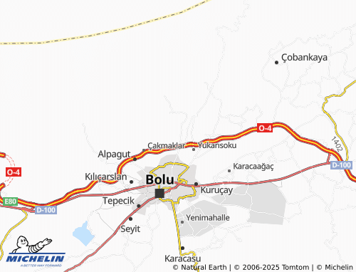 Mapa MICHELIN Çölmekçiler - ViaMichelin