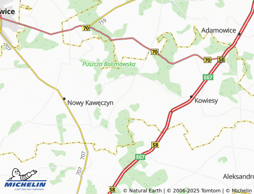 MICHELIN Esterka map - ViaMichelin