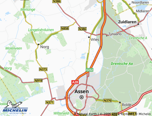 MICHELIN Zeijen map - ViaMichelin