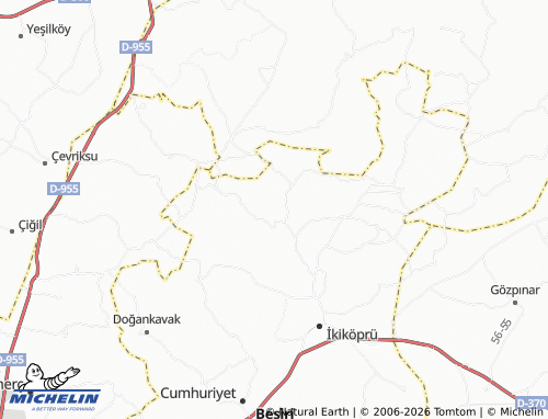 Mappa MICHELIN Eski Hamur - ViaMichelin