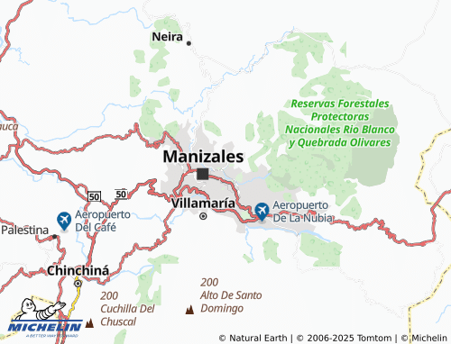 MICHELIN Villa Hermosa map - ViaMichelin