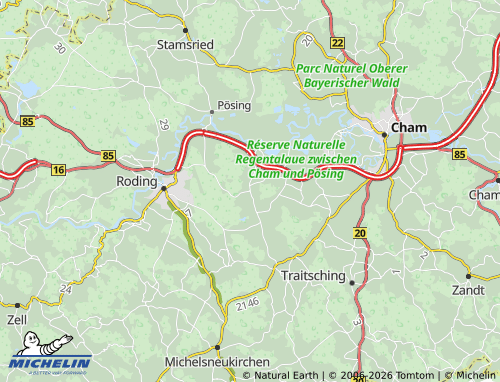 Mapa MICHELIN Obertraubenbach - ViaMichelin