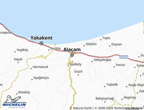 Mappa MICHELIN Alaçam - ViaMichelin