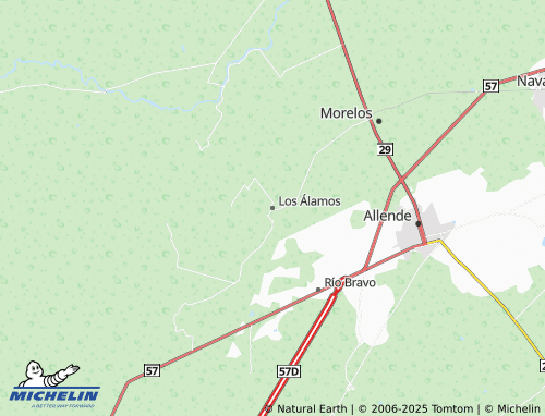 MICHELIN Los Álamos map - ViaMichelin