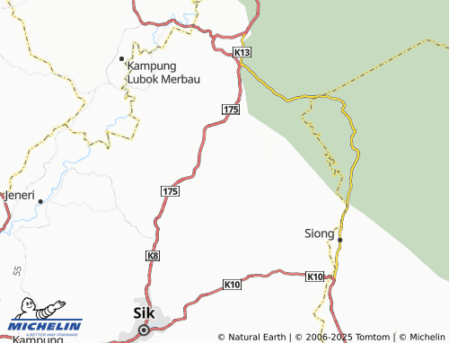 MICHELIN-Landkarte Kampung Sungai Batang - ViaMichelin