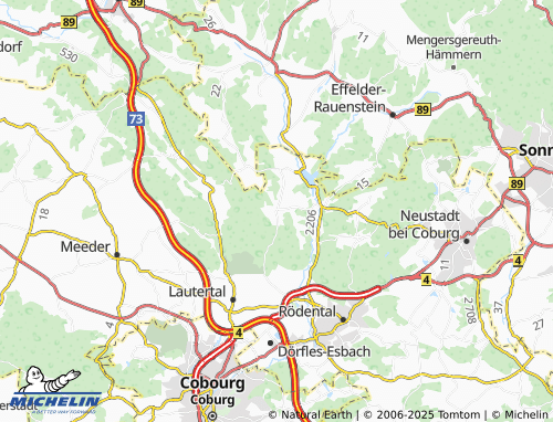 MICHELIN Fornbach map - ViaMichelin