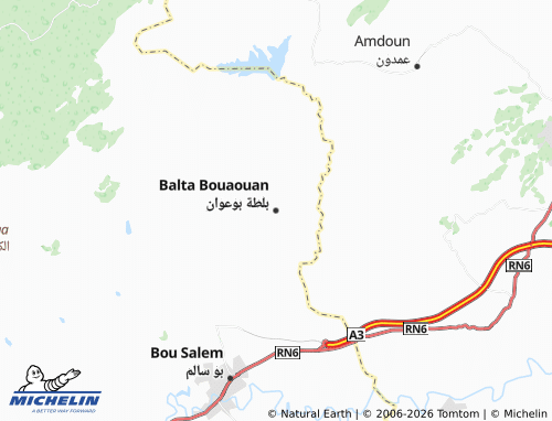Carte MICHELIN Balta Bouaouan - ViaMichelin