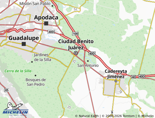 Mappa MICHELIN Arboledas del Parque - ViaMichelin