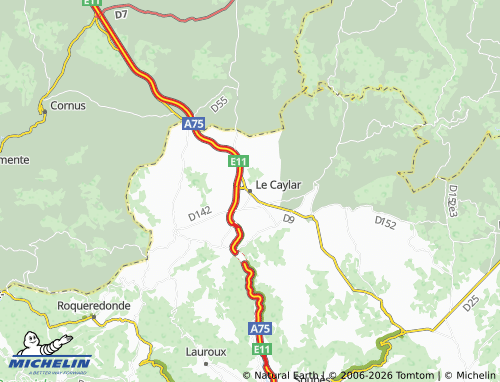 Mapa MICHELIN Le Caylar - ViaMichelin