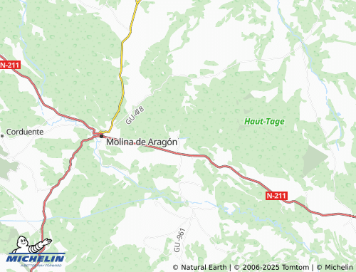MICHELIN Anchuela del Pedregal map - ViaMichelin