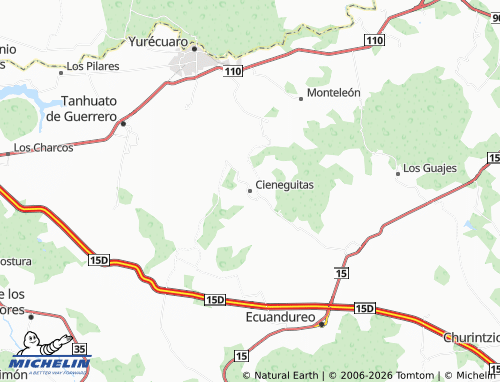 MICHELIN Cieneguitas map - ViaMichelin