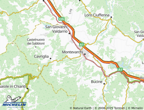 MICHELIN Ricasoli map - ViaMichelin