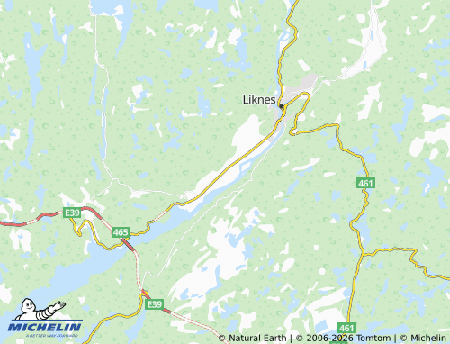 Mappa MICHELIN Øye - ViaMichelin