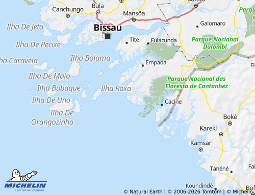 Mappa MICHELIN Komo - ViaMichelin