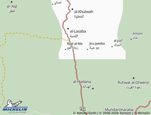 MICHELIN-Landkarte al-Khaleej - ViaMichelin