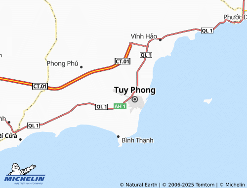 MICHELIN Phú Lạc map - ViaMichelin