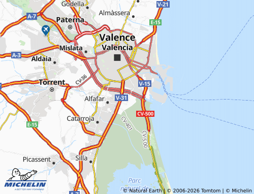 MICHELIN Castellar map - ViaMichelin