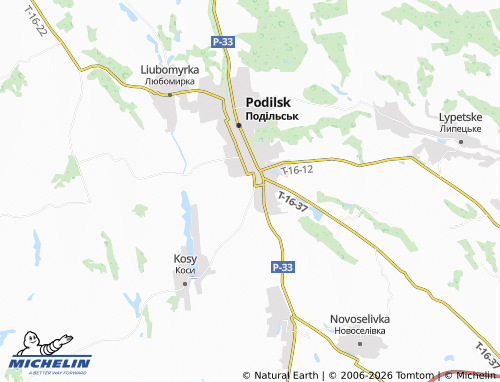 Mapa MICHELIN Vesternychany - ViaMichelin