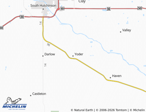 Mapa MICHELIN Yoder - ViaMichelin