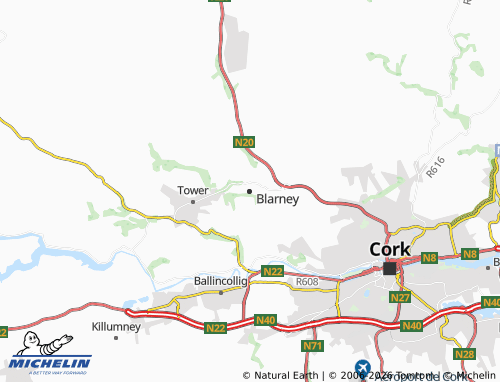 MICHELIN-Landkarte Blarney - ViaMichelin