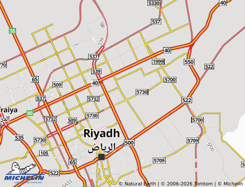 Carte MICHELIN al-Hamra' - ViaMichelin